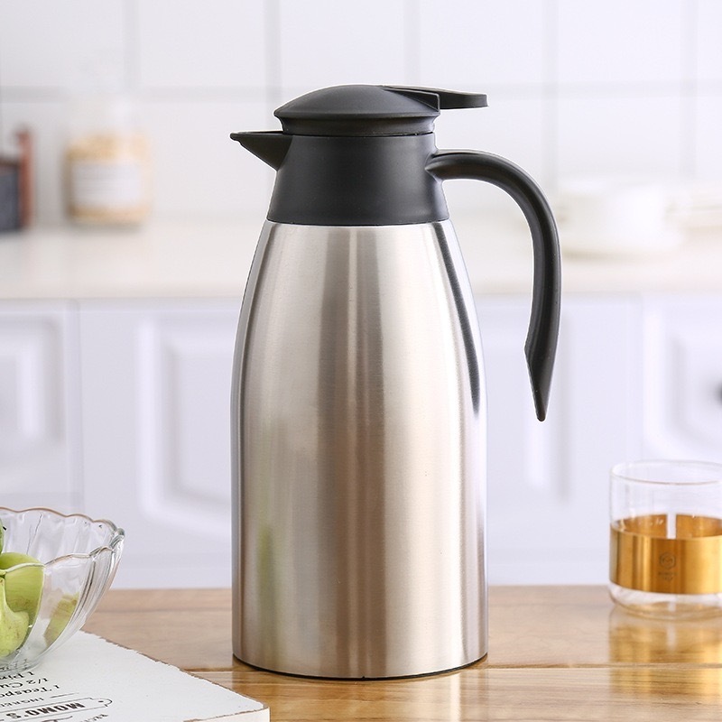 High Quality 2L Vacuum Insulated Thermos Tea Coffee Pot For Coffee Carefe Pot Thermal Coffee Kettle Outdoor