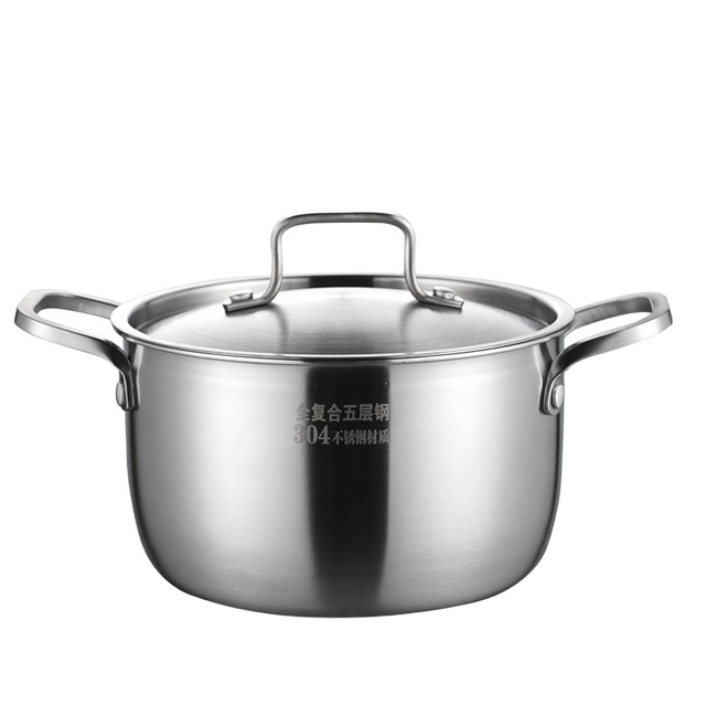 Hot Selling Good Quality 250l Stock Cooking Cook Ware Set Double Boiler Stainless Steel Fryer Pot