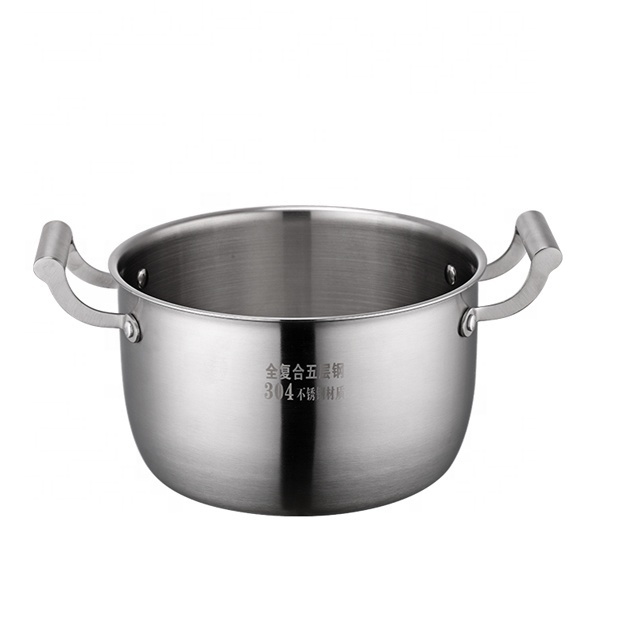 Hot Selling Good Quality 250l Stock Cooking Cook Ware Set Double Boiler Stainless Steel Fryer Pot