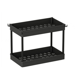 Kitchen Tabletop Plastic 2 Tier Storage holders racks Under Sink Organizer Bathroom Storage Racks Shelving Units