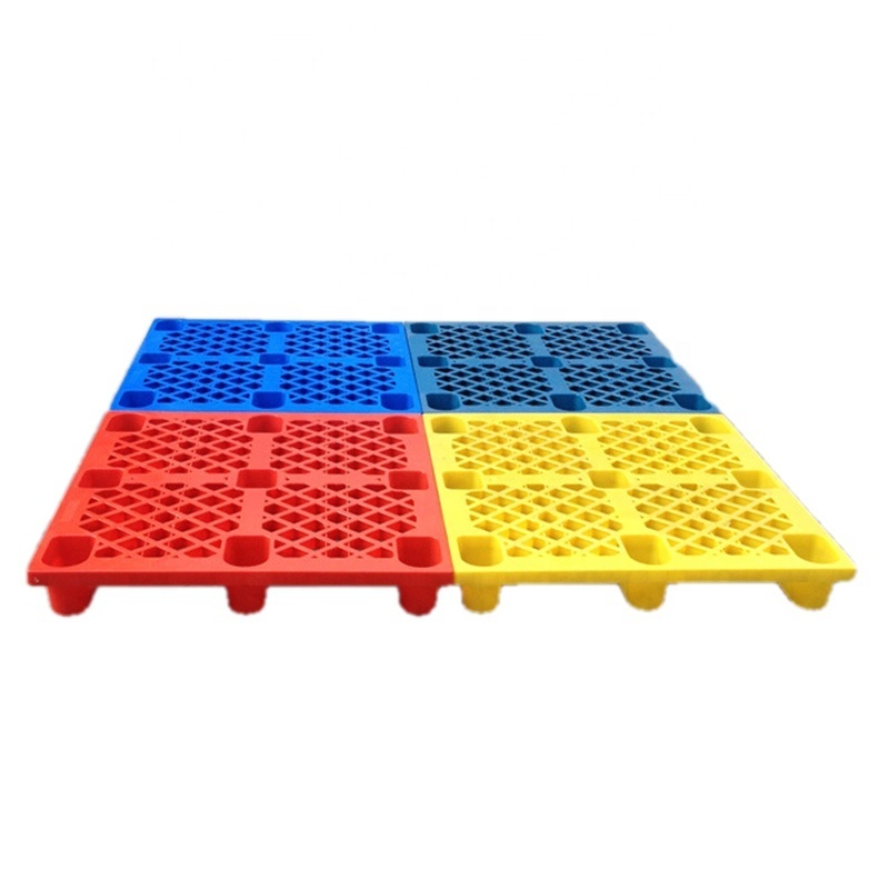 HDPE  /PP Light weight recycled cheap Blue Packing Plastic pallet with Nine foot 1200*1000*150 mm