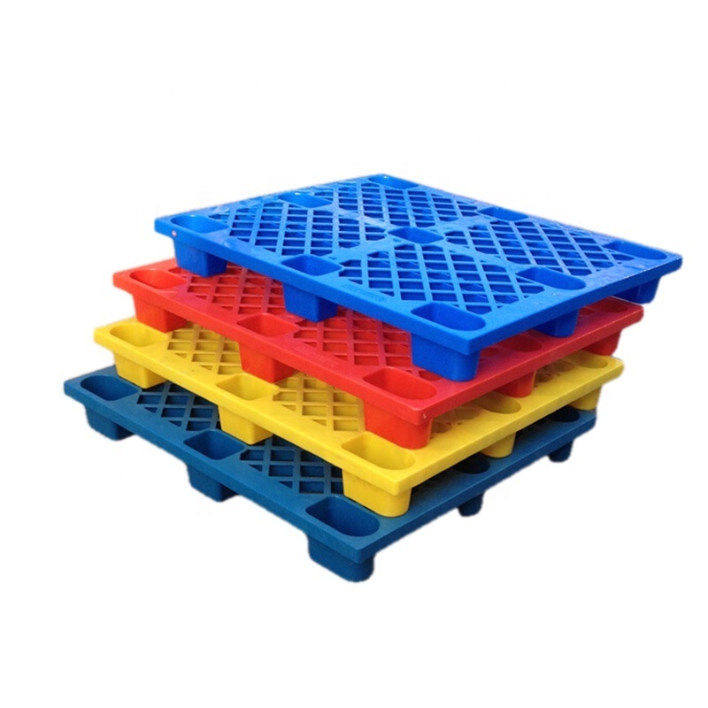 HDPE  /PP Light weight recycled cheap Blue Packing Plastic pallet with Nine foot 1200*1000*150 mm