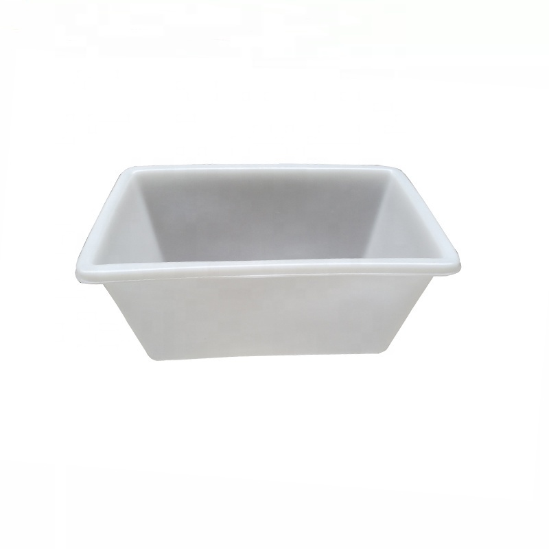 Custom Roto-molding Open Top Rectangular box 60L liter 100 litres Plastic Tub