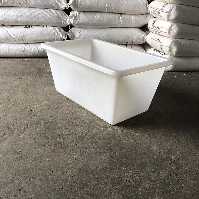 Custom Roto-molding Open Top Rectangular box 60L liter 100 litres Plastic Tub