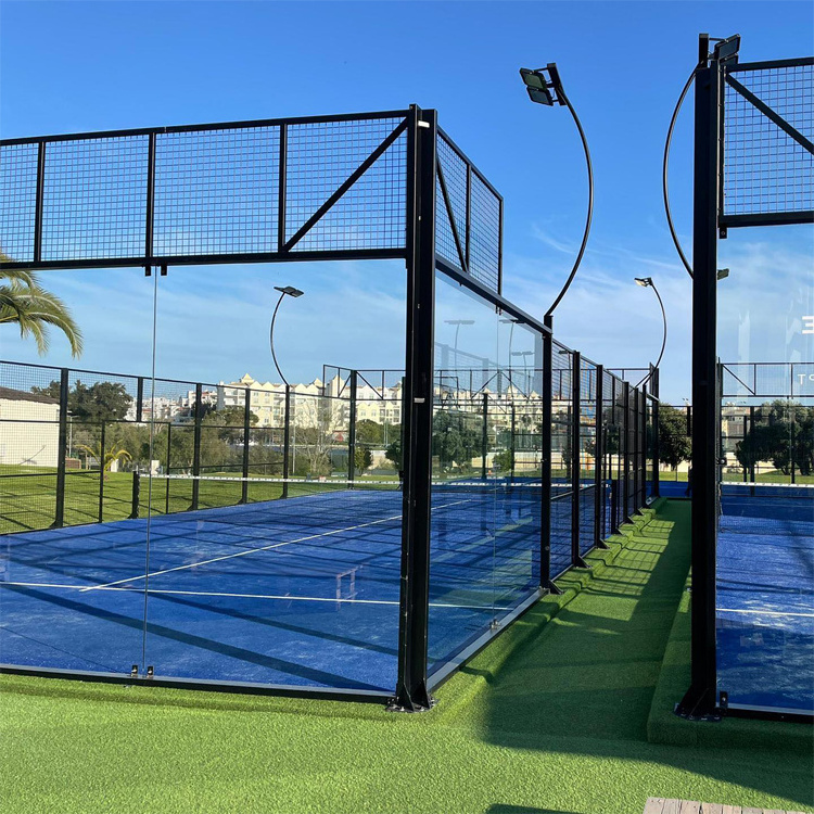 High Quality Padel Court 10X20m Professional Panoramic Padel Court Artificial Grass