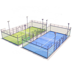 High Quality Padel Court 10X20m Professional Panoramic Padel Court Artificial Grass