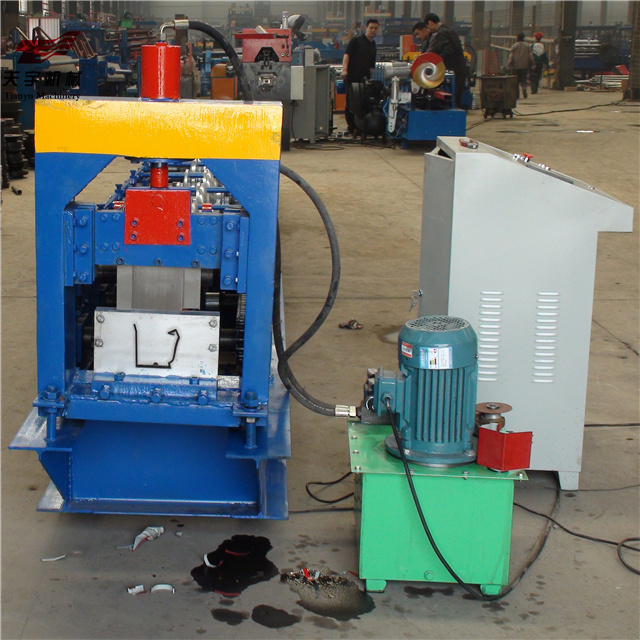 Construction building material color steel gutter making machine