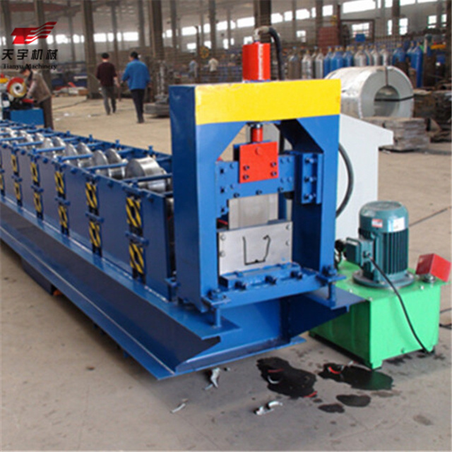 Construction building material color steel gutter making machine