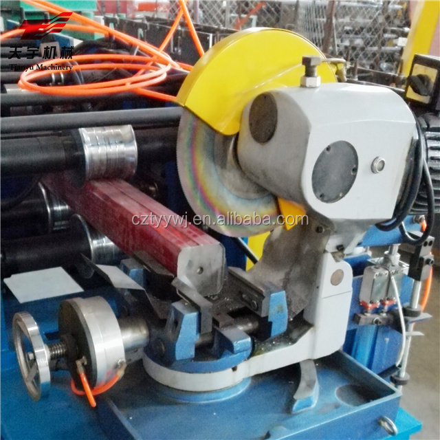 Rain Water Steel Gutter Downpipe Spout Roll Forming Machine And Elbow Machinery