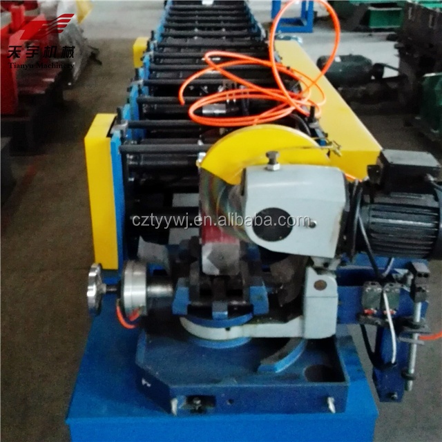 Rain Water Steel Gutter Downpipe Spout Roll Forming Machine And Elbow Machinery