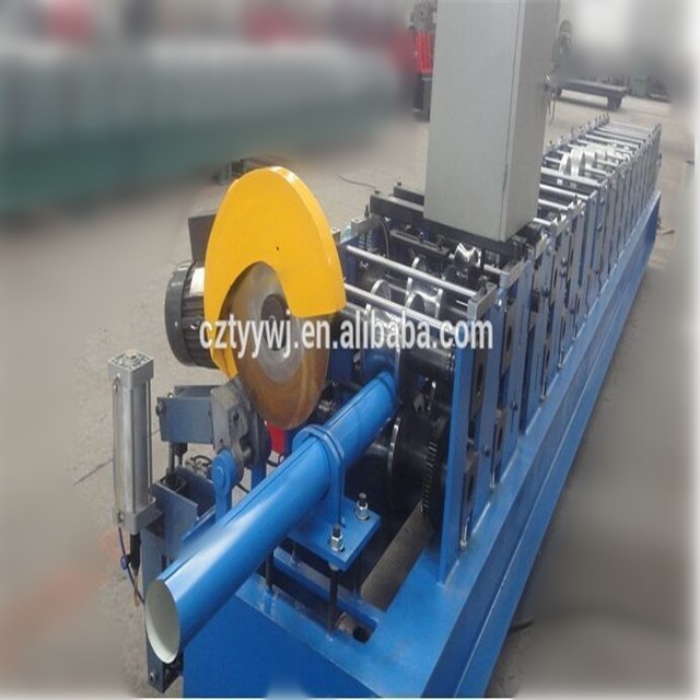 Rain Water Steel Gutter Downpipe Spout Roll Forming Machine And Elbow Machinery