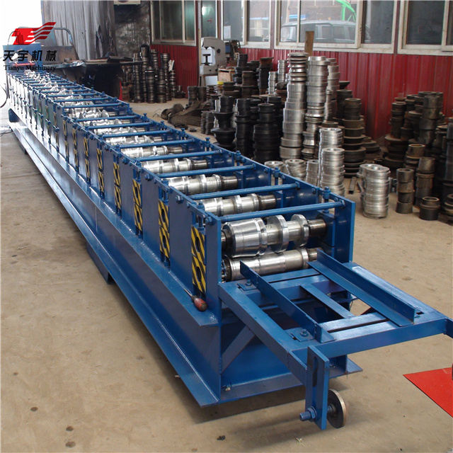 Construction building material color steel gutter making machine