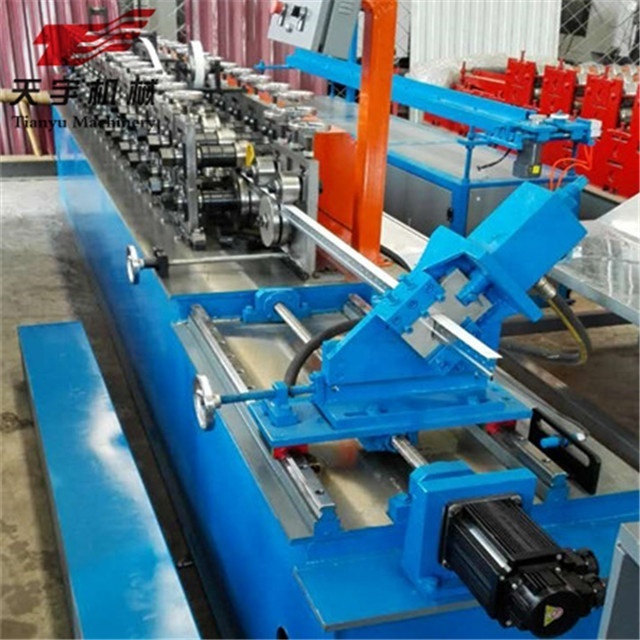 TY Gypsum Board Ceiling Steel furring channel roll forming machine Omegar C U Z Furring Channel Cold Roll Forming Machine