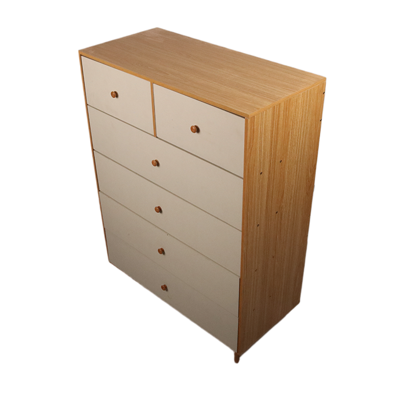 Multipurpose Wooden Shoe Cabinet   6-Drawer Dresser Tower Hallway Chest Of Drawers Modern Shoe Organizer