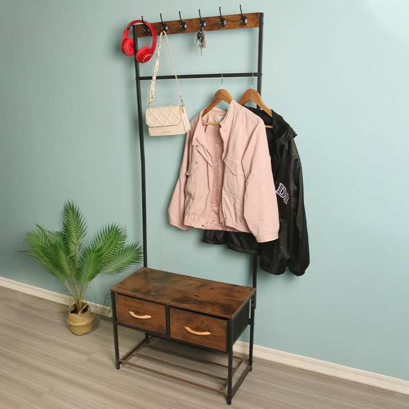 Clothes Rack With Drawers Door Storage Cabinet Light Luxury Clothes Cabinet Narrow High Style Home Organizer