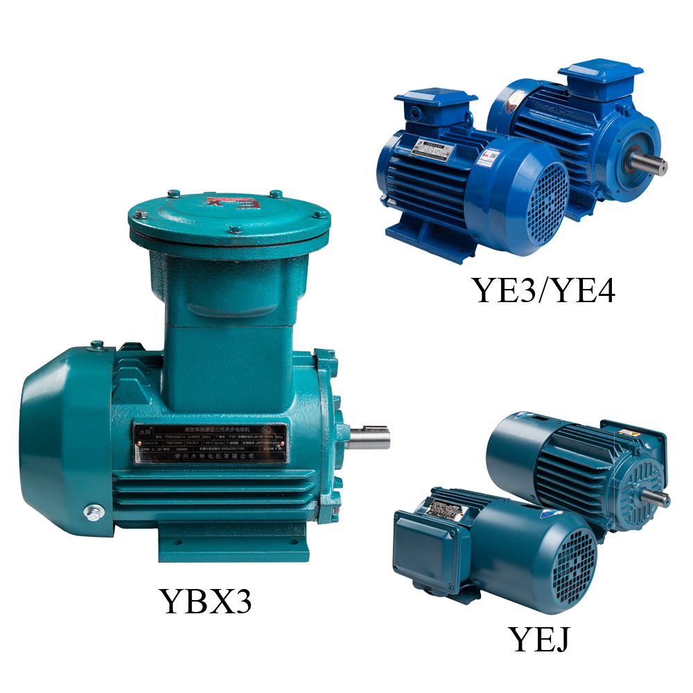 0.37KW--150KW Crane Hoist AC Electric Motors YS-7144 0.75KW 380V Low Noise Small Vibration Horizontal Electric Motors