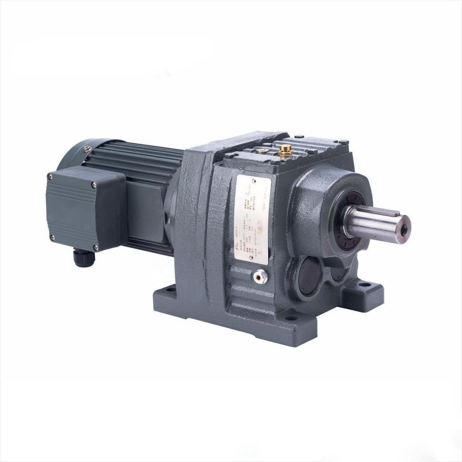 R Series Helical AC Gear Motor Gearbox With 22kw 1 Rpm Four Stage Helical Vertical Speed Reducers