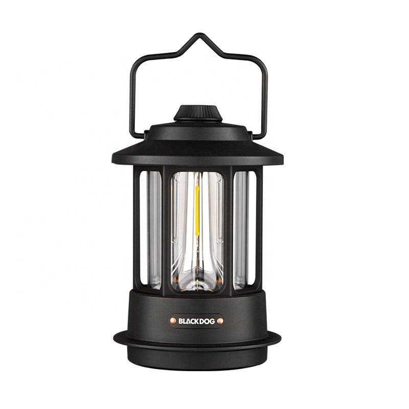 Blackdog Outdoor Camping Essentials Portable Atmosphere Lamp Rechargeable Adjustable Light Source Retro LED Lantern