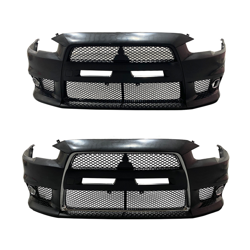 Injection PP Car Body kit Front bumper EVO Style For Mitsubishi Lancer 2009-2015 Car bumper