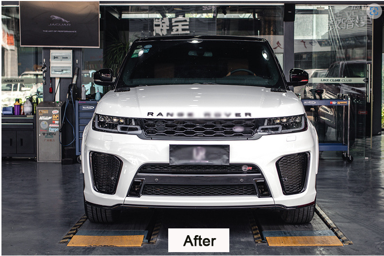 Car Body kits Upgrade L494 SVR Bodykit for Range Rover Sport 13-17 UP To 18-21 Conversion Body Kits