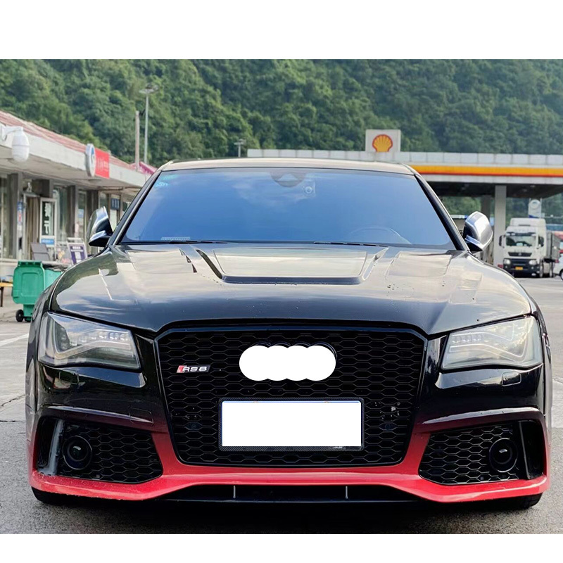 A8 or S8 Audi Front Bumper With grill facelift Audi RS8 Car Body Kit Audi A8 S8 Car bumper 2011 2012 2013 2014 2015 2016 2017