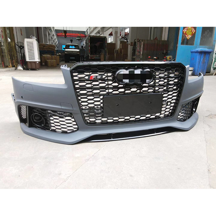 A8 or S8 Audi Front Bumper With grill facelift Audi RS8 Car Body Kit Audi A8 S8 Car bumper 2011 2012 2013 2014 2015 2016 2017