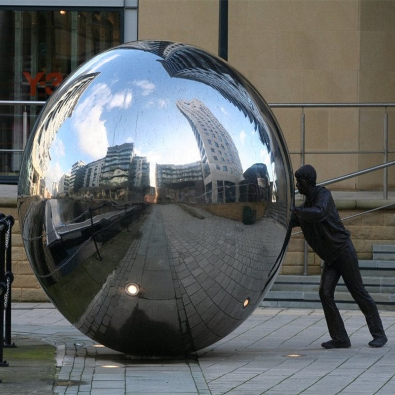 Garden Art Stainless Steel Grand Decoration Hollow Ball 304/316 Mirror Staring Ball