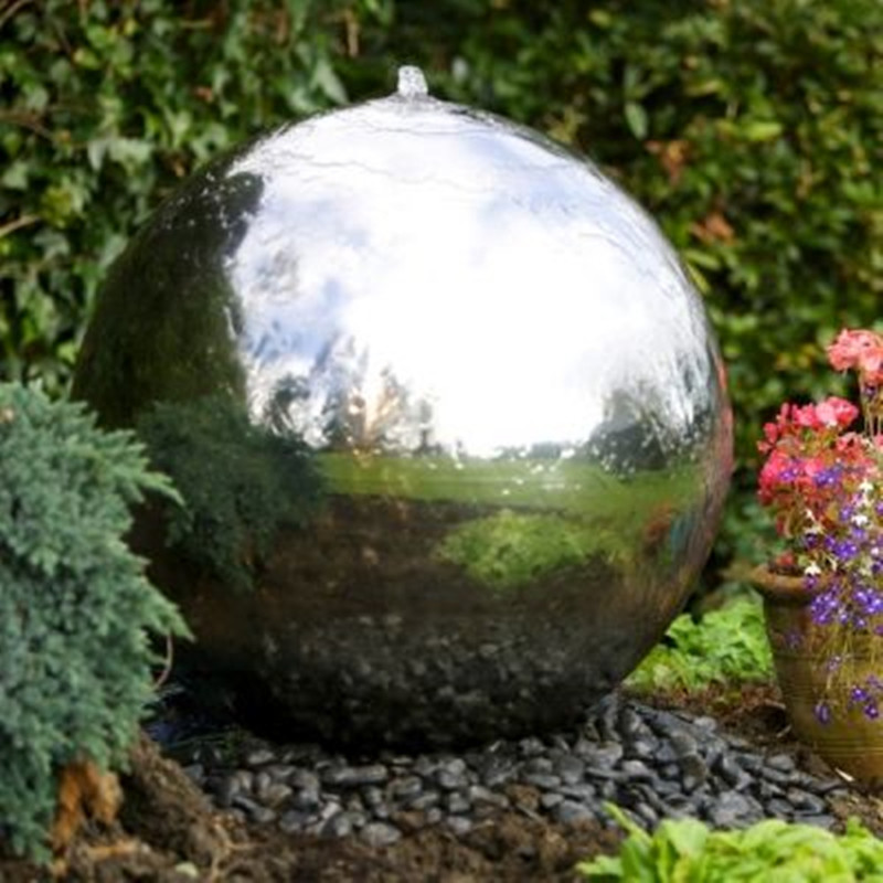 2021 waterscape garden waterfall fountain stainless steel ball 304/316 viewing ball