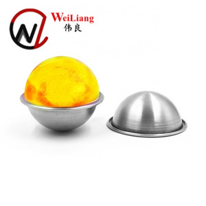 304 stainless steel bath bomb mold baking cake chocolate ball mold soap tool a variety of sizes can be customized