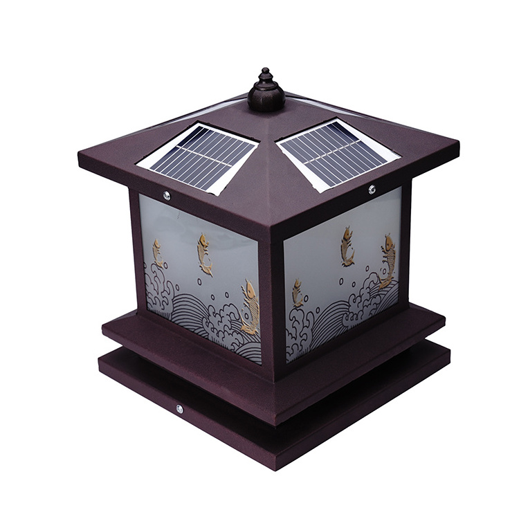 New Design Solar Post Cap Light Shed Light Outdoor Garden Fence Light