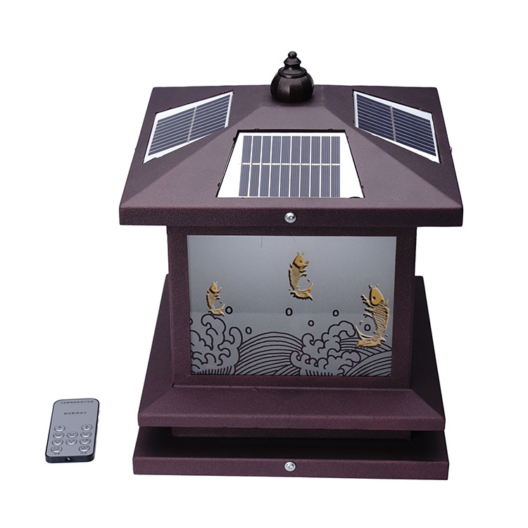 New Design Solar Post Cap Light Shed Light Outdoor Garden Fence Light