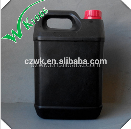 5L food grade HDPE black Plastic Bottle for cooking oil packaging