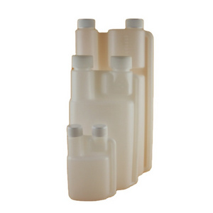 100ml / 500ml / 1liter Twin double Neck Measuring Plastic Dosing Bottle