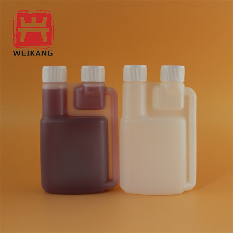 100ml bottles with Twin Neck Measuring Plastic Dosing Bottle 5ml dosing