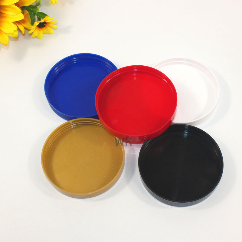 Customization  89mm Plastic  Screw Cap for Big wide Mouth jar   lid cover  for Plastic Cream Jar