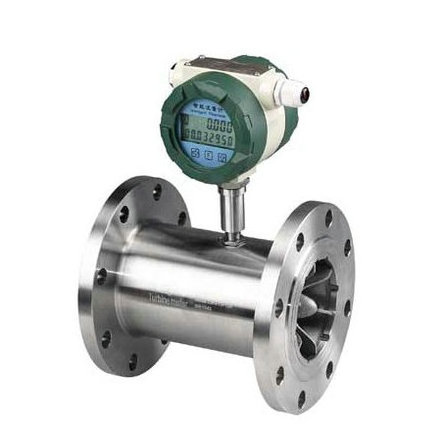 Turbine digital display gas mass flow meter for vessel application