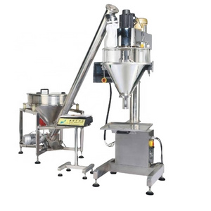 Semi Automatic High Accuracy Auger Filler Machine Net Weight Protein Spice Nutrition Powder Filling Packing Machine