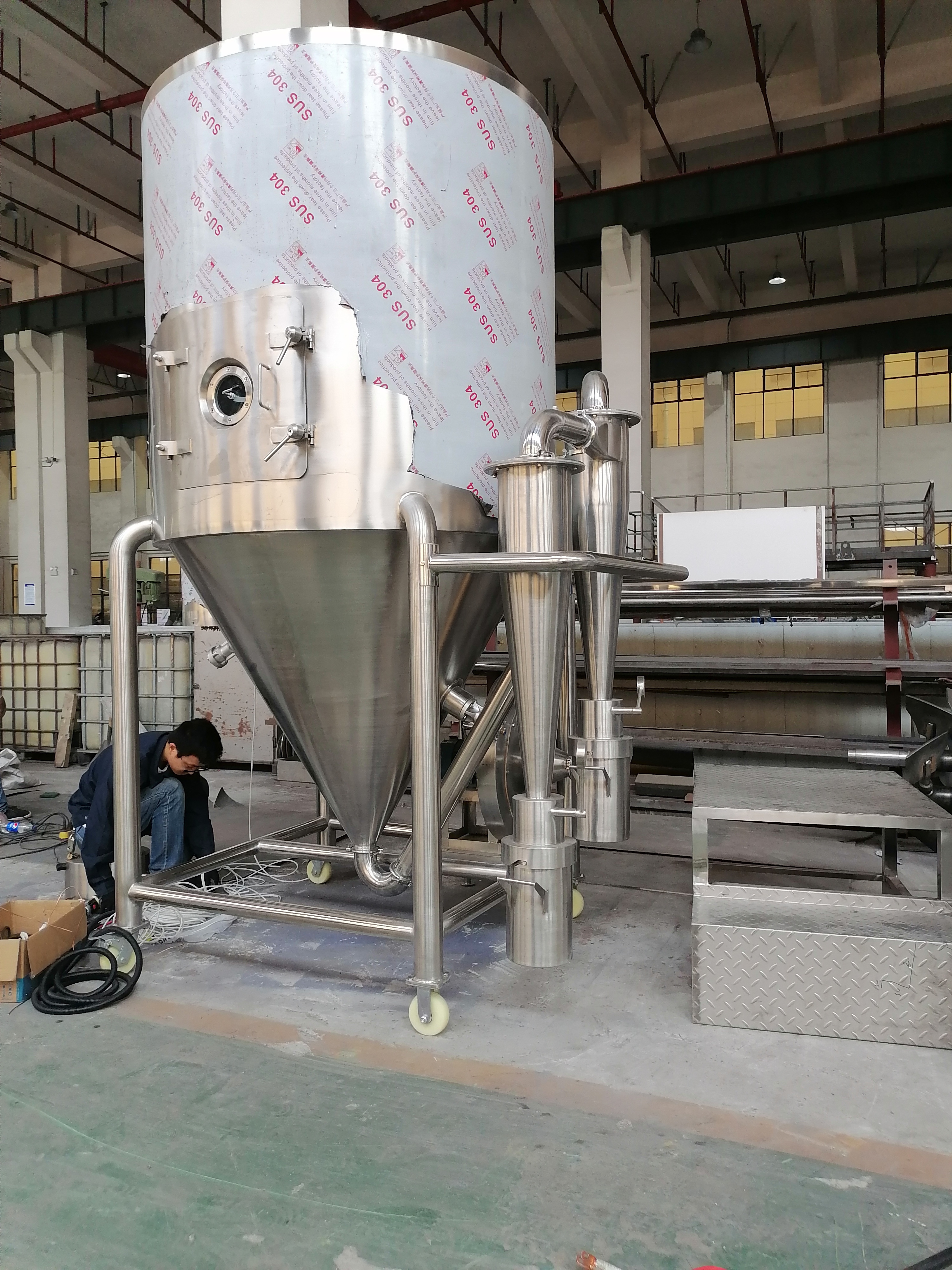 Whey Protein High Speed Centrifugal Spray Drying Machine Egg Powder Spray Dryer Plant Extracted Protein Powder Making Machine