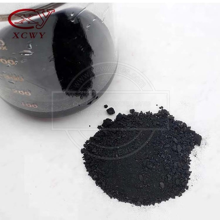 Denim fabric dyeing sulphur dyestuff price sulphur granular black 1