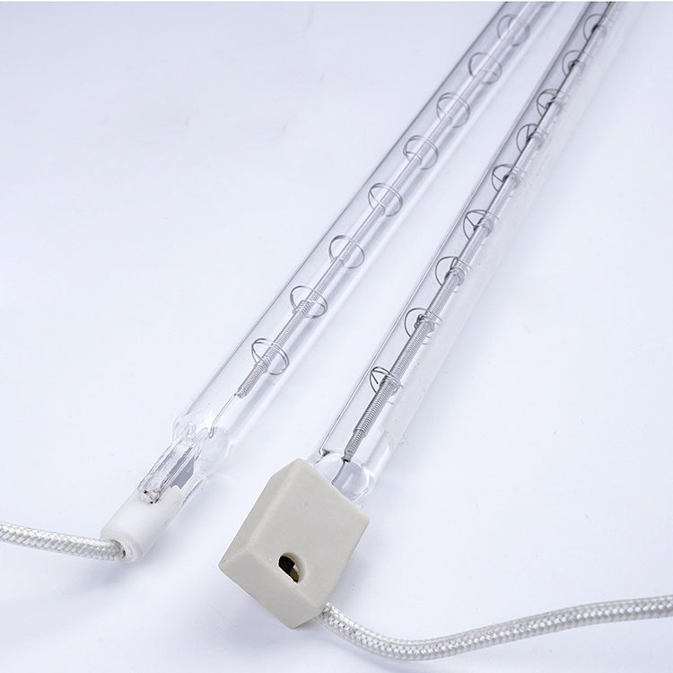 Manufacture Wholesale quartz ir infra red  halogen heater heating lamp for solder reflow oven