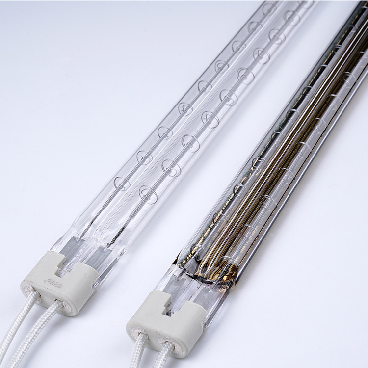 Manufacture wholesale IR heater replacement bulbs quartz glass heating element tungsten heating emitters for glass cutting