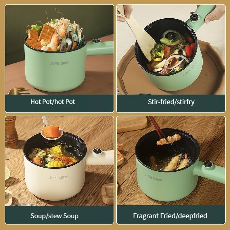 New Dormitory Student Mini Electric Cooker Household Multi-Functional Dormitory Noodle Cooking Pot