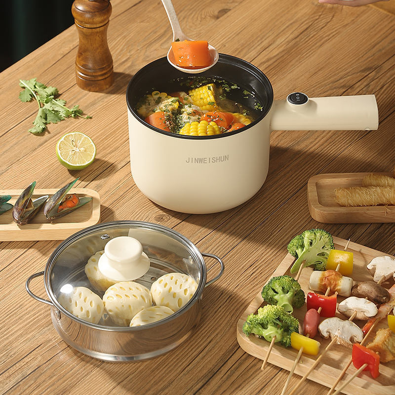 New Dormitory Student Mini Electric Cooker Household Multi-Functional Dormitory Noodle Cooking Pot