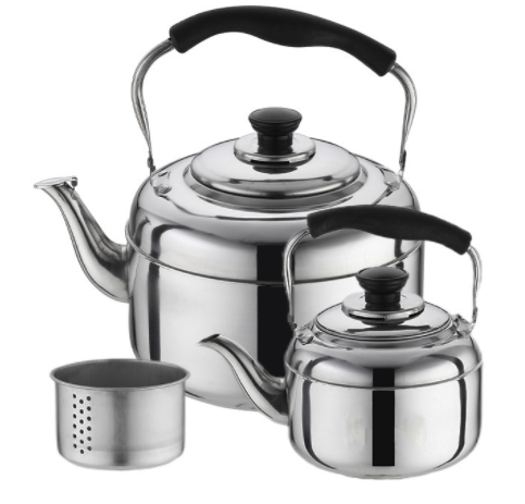 Factory Water Kettles Whistle Tea 5L 6L Stove Top Black White Stainless Steel Whistling Tea Kettle