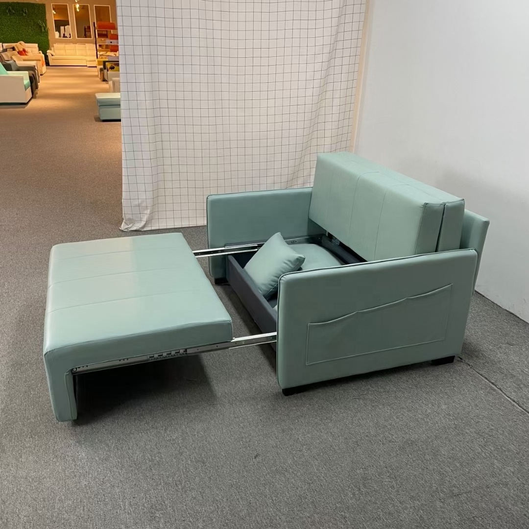 Modern Lving Room Hotel Cum Smart Couch Sofas Furniture Fabric Single Double Foldable Couch Sofa Transformer Sofa Bed