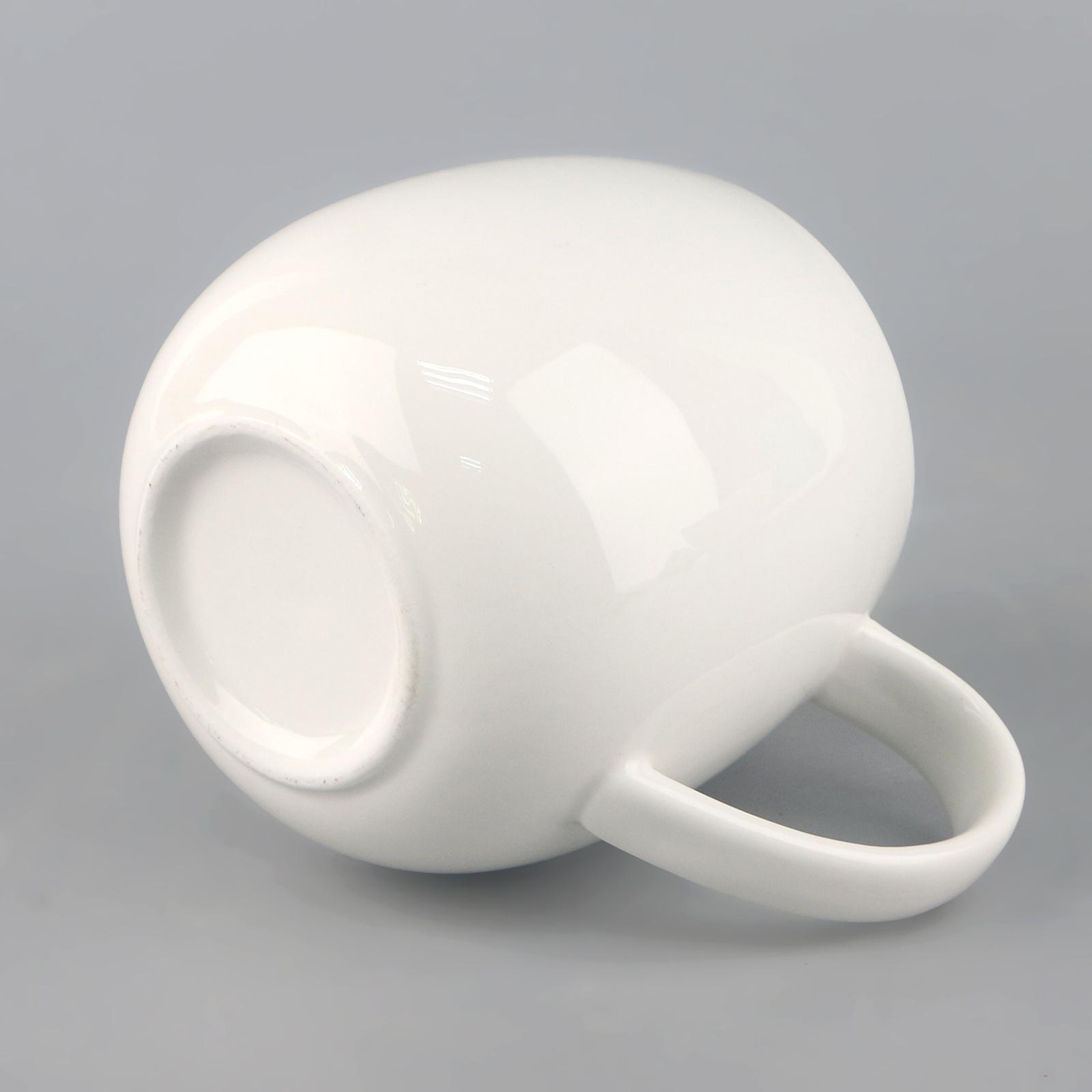 480ml Pure White Ceramic Fine Bone China Porcelain Coffee And Tea Mugs And Cups