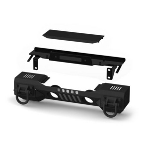 RR XHD Aluminum Front Bumper, Winch Mount (07-15) for Jeep Wrangler JK