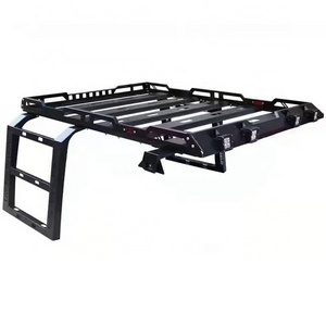 Auto Parts Exterior Accessories Roof Luggage Rack with/without lights with ladder For jeep wranler JL 2018-2020