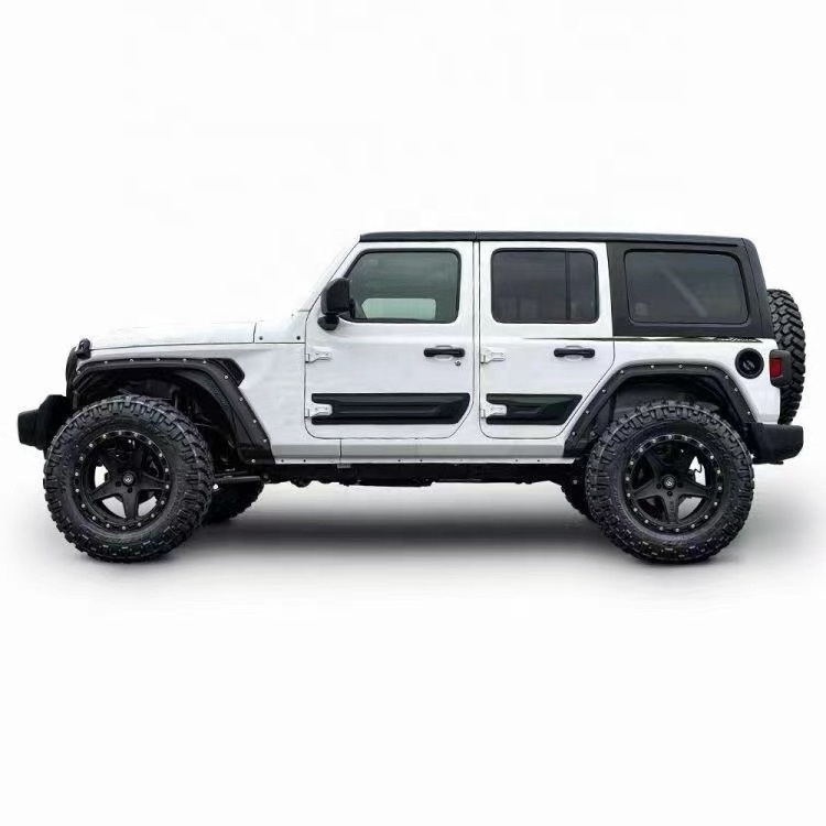 Car Accessories ABS Injection Black Side Molding Body Kits Trim For Jeep Wrangler JK &JL