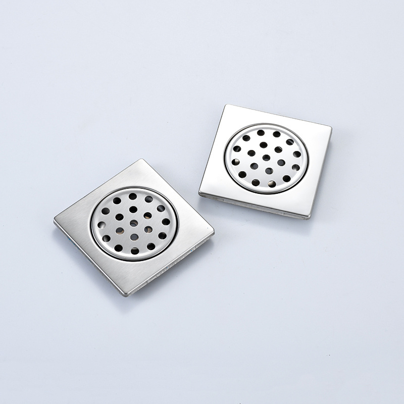 high-quality Square Bathroom Shower Drain Hair Catcher Anti-odor Floor Drain  For Bath Fittings Bathroom